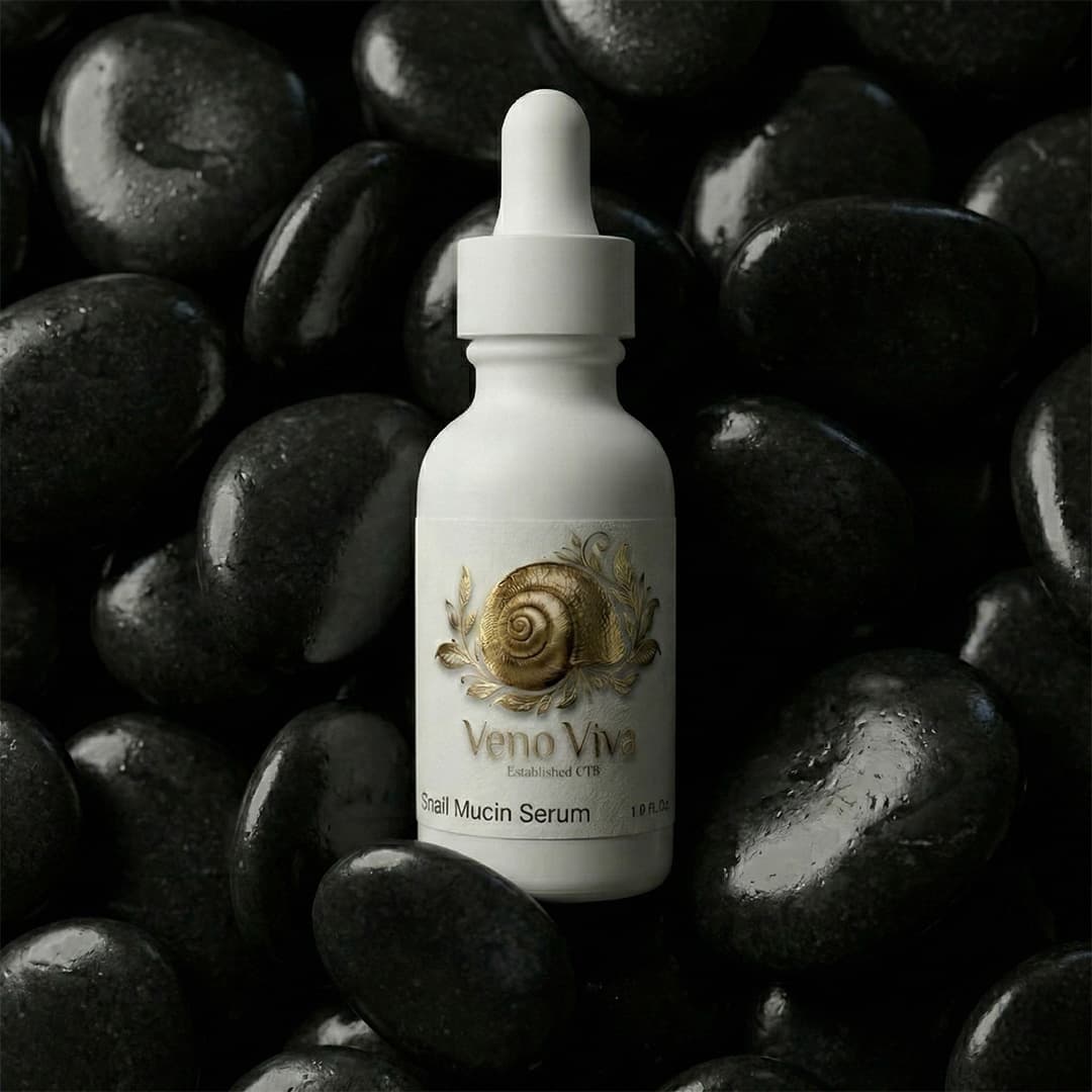 Product with black rocks